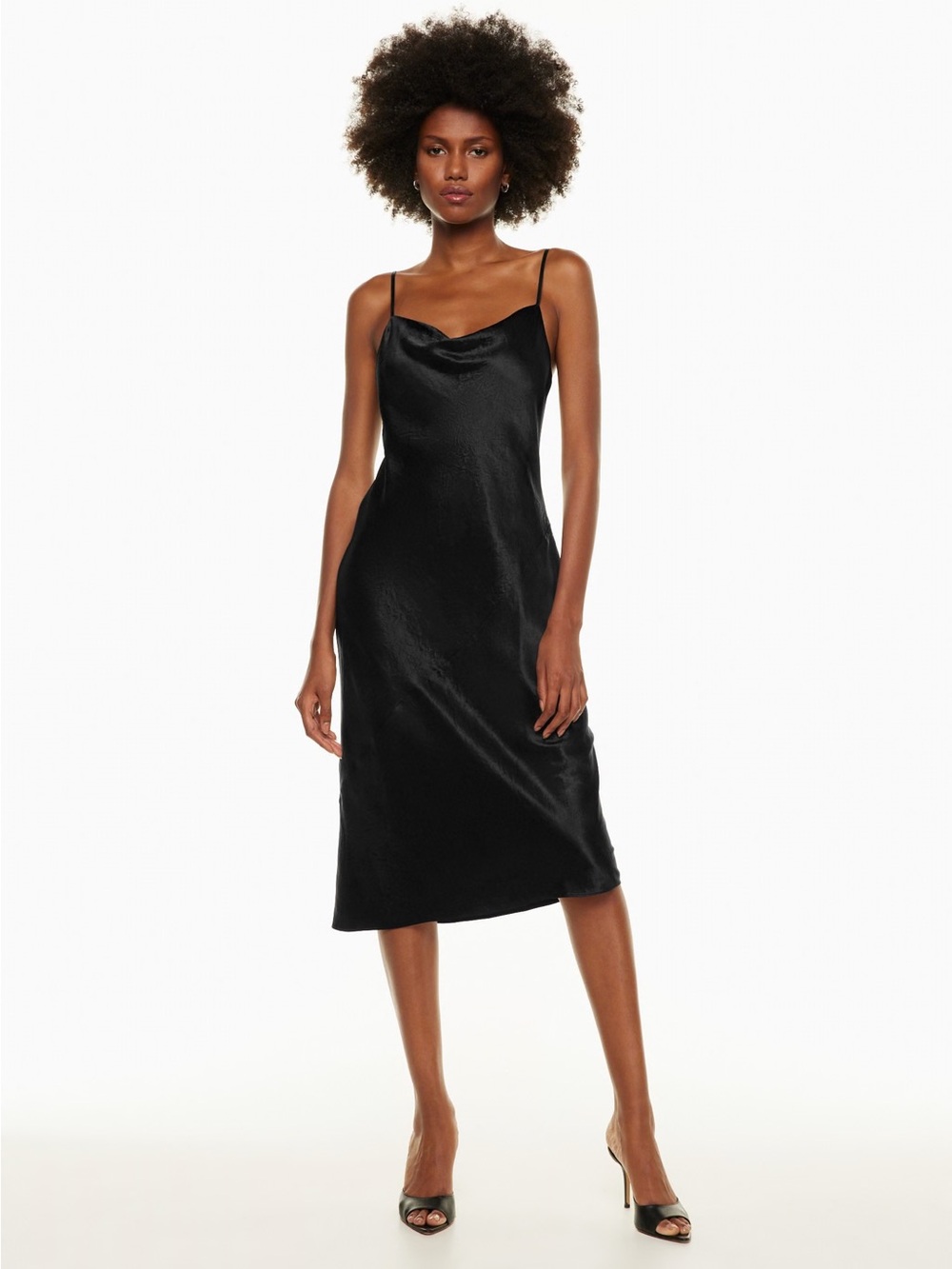 De Niro Black Midi Dress